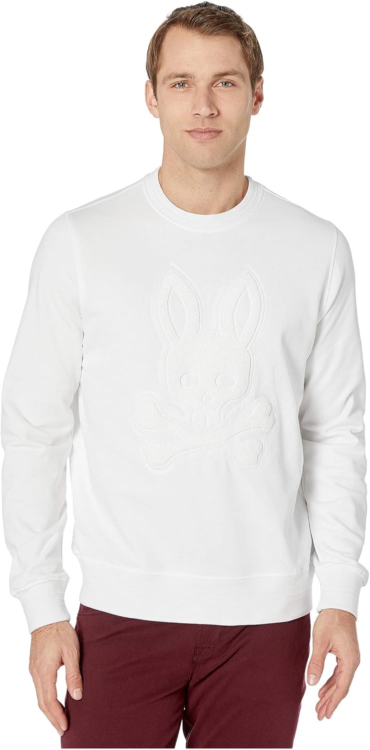 Amazon.com: Psycho Bunny Ellsworth Sweatshirt White 8 (2XL): Clothing