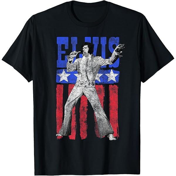 80s USA製 SOF TEE Elvis Presley XL Amazon.com: Elvis Presley Official Retro Short Sleeve T-Shirt