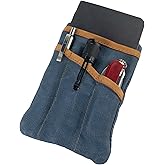 Hide & Drink, Multi-Tool Pocket Pouch, Compact Multipurpose EDC Zippered Bag, Mini Camping Tool Case, Waxed Canvas, Knife Holster, Handmade Slim Organizer