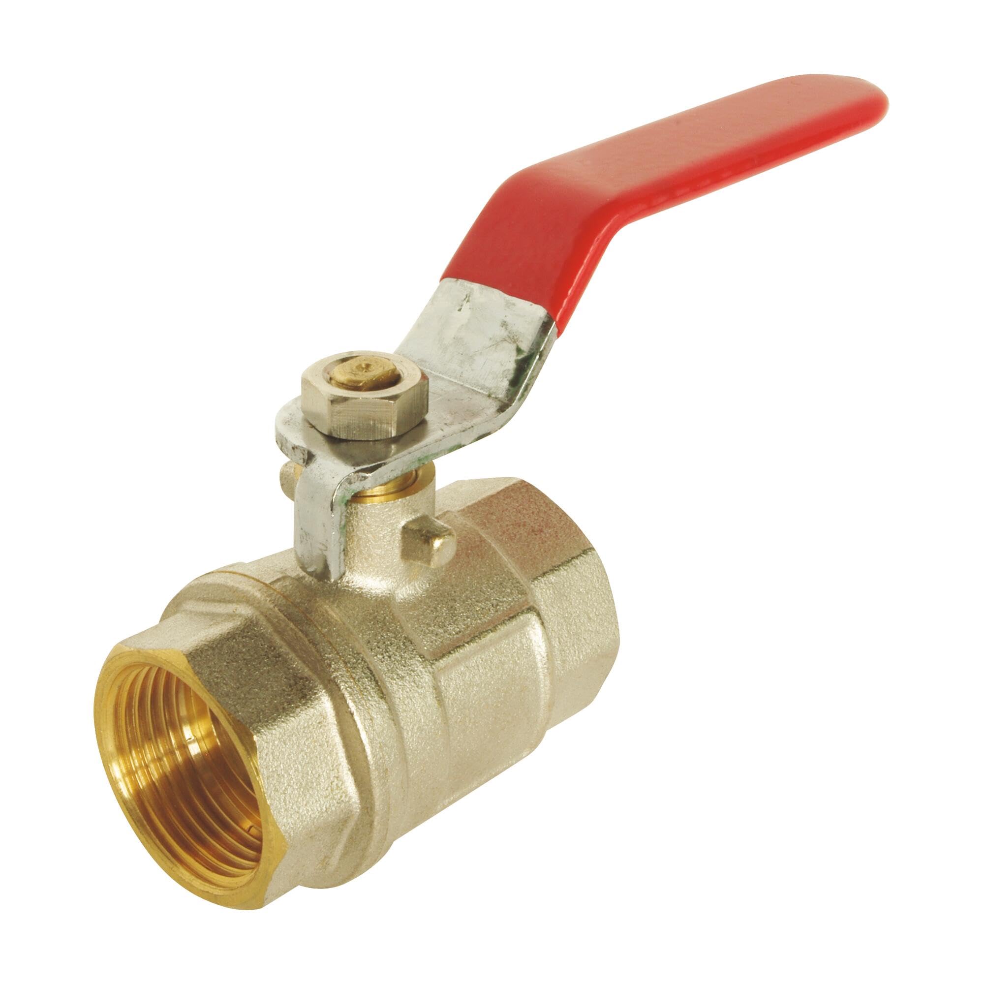 SOMATHERM Double Ball Valve Female 20/27 Reversible Flat Handle Optimal Water Flow Full Flow Reinforced Sealing Maintenance Facilitated by Double Safety, O-Ring Cable Gland