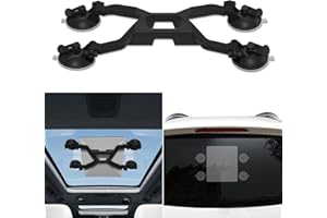 Starlink Mini Mount for Cars & RV - Angle Adjustable Suction Cup Mount, Universal for Flat/Curved Glass (Sunroof, Windshield)