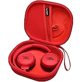 LTGEM Case Compatible with JBL Tune 510BT 520BT 500BT 570BT 660NC 710BT 720BT 770NC & Live 460NC 660NC 670NC 770NC 760NC Headphoness, Red
