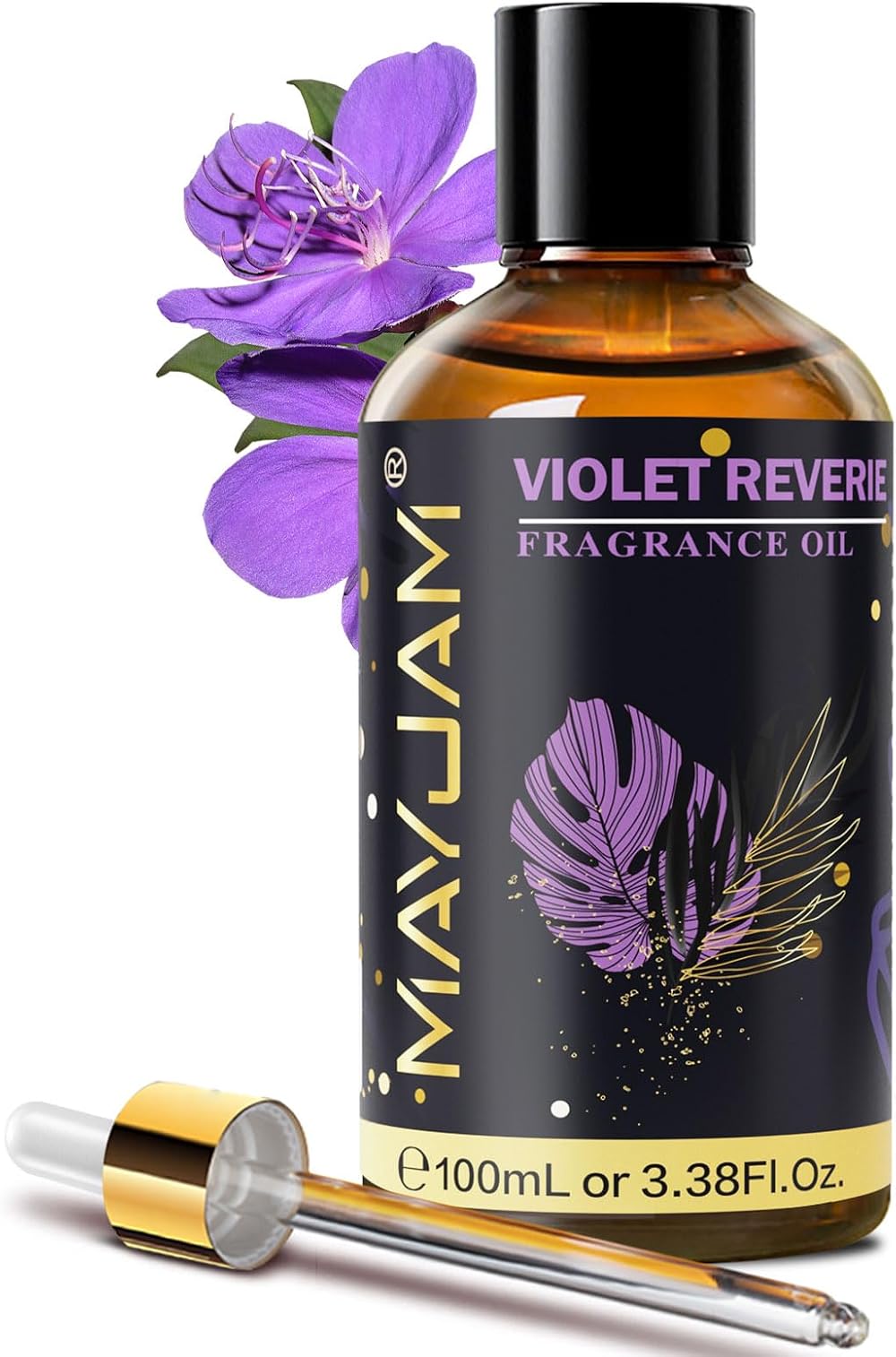 MAYJAM Fragrance Oil Violet Reverie 100ML with Glass Dropper Diffuser Oil