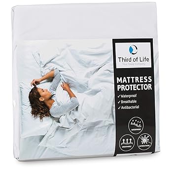 Matratzenschoner 150x200cm wasserdicht | Atmungsaktive Matratzen-Auflage | Anti-Milben Bezug unter Spann-Bettlaken | Wasserun