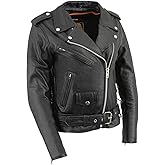 Milwaukee Women's Full Length Motorcycle Jacket with Side Lace