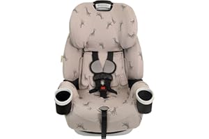 JYOKO Kids Cotton Cover Liner for car seat Compatible with Graco 4Ever DLX 4-in-1 (Cover, Giraffe)