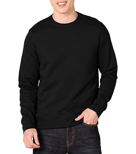 Gildan Fleece Crewneck Sweatshirt, Style G18000 Charcoal at Amazon
