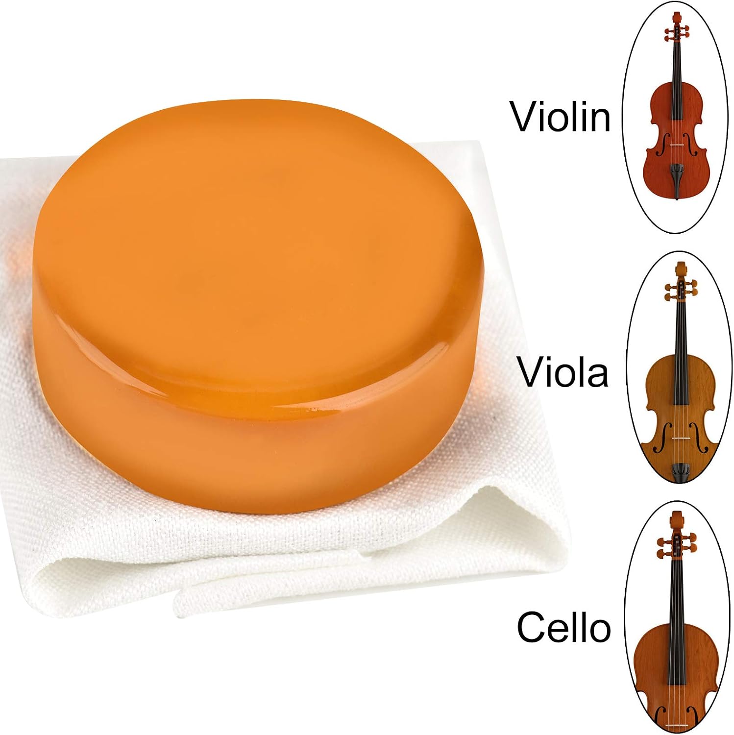 MOREYES Violin Rosin and Viola Rosin for Bows (1 PACK), 1p - Image 4