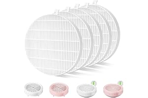 BIHARNT 5 Pack Nail Dust Collector Filters Compatible with Melody Susie Dust Collector, Models HPro/SProR, Filters 99% of Nai