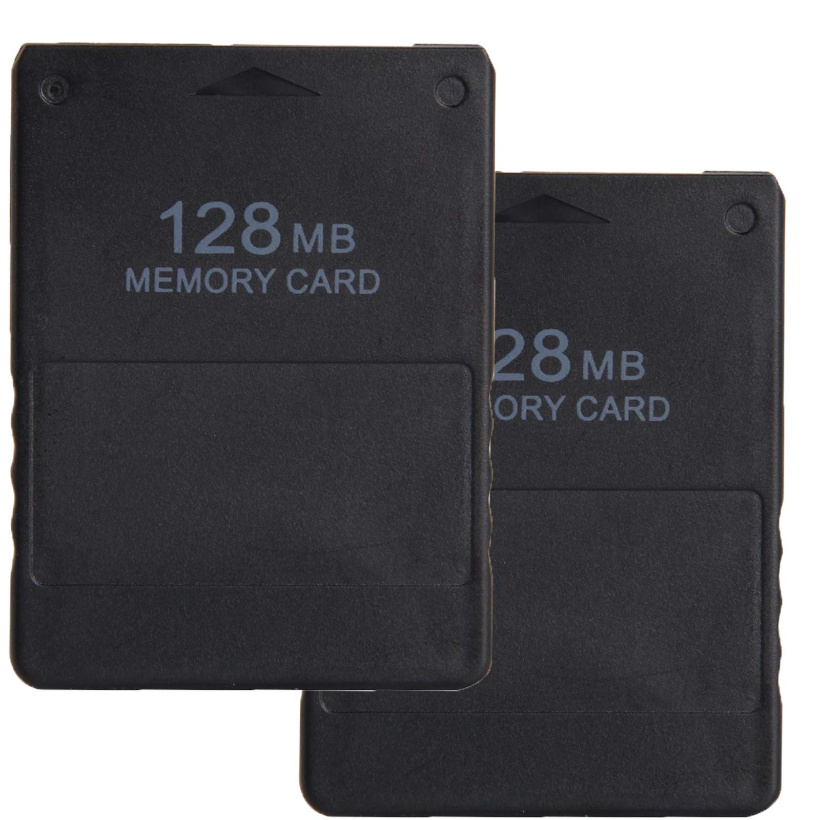LEAGY 2Pack 128MB Memory Card for Sony Playstation 2 PS2 (2Pack 128MB)