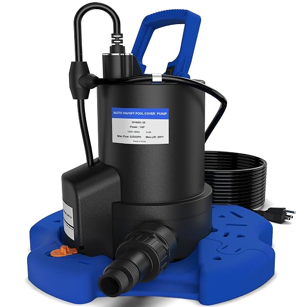 AUTOMATIC POOL COVER PUMP – 1 HP 5000...