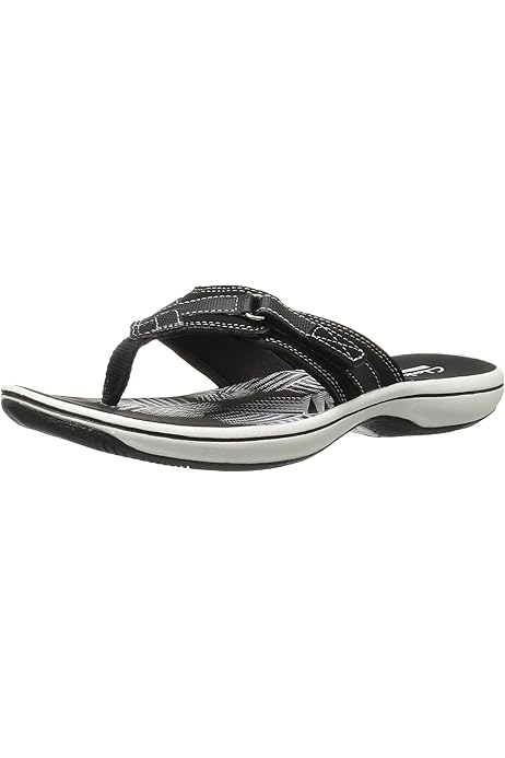 clarks flip flops with arch support