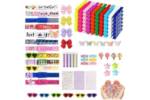 50 Set Cheer Pins Spirit Clips, Wooden Clothespins DIY Cheerleader Clips with Mini Resin Charms and Letter Beads for Backpack