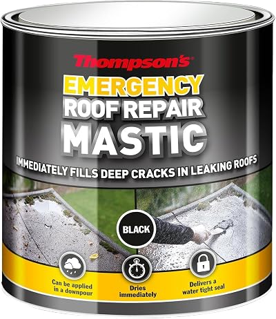 Ronseal Thompsons Emergency Roof Repair Mastic 750ml Trowel Applied Leak Fix