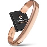 TheraCopper Copper Bracelet for Men & Women — 100% Pure Copper Bracelets — Raw, Solid & Uncoated Authentic Handmade Tibetan Bracelet Cuff Bangles