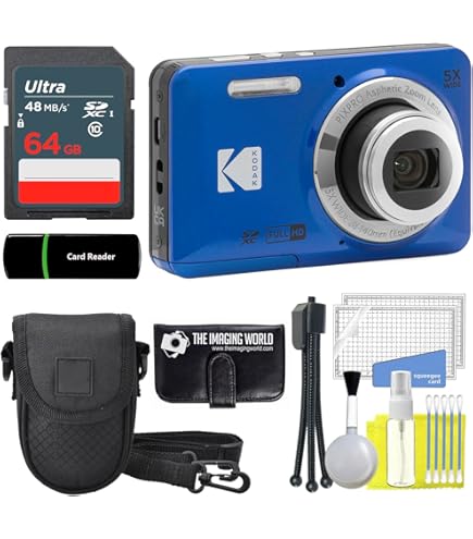 Kodak PIXPRO FZ55 128GB SDカード付き Amazon.com : KODAK Pixpro FZ55 Digital Camera Bundle