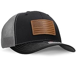 Compass Leather Patch Hat | Machine-Stitched Badge