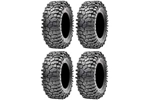 POWERSPORTS BUNDLE Full set of Maxxis Roxxzilla 396 Radial (8ply) ATV Tires 32x10-14 (4)