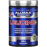 ALLMAX LEUCINE - 400 g - Stimulates Protein Synthesis, Preserves Lean Muscle & Promotes Recovery - 80 Servings