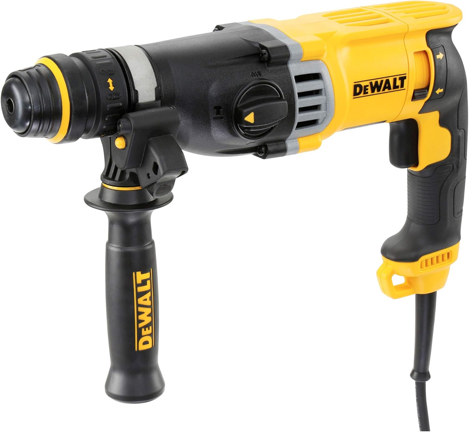 DEWALT D25144K-QS Hammer Drill, 900W, 3 Speed Settings, Black, Black / Yellow, 28 mm 900 W 3.0 J - Image 3