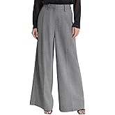 DKNY Womens Formal High Waisted Wide Leg Pant