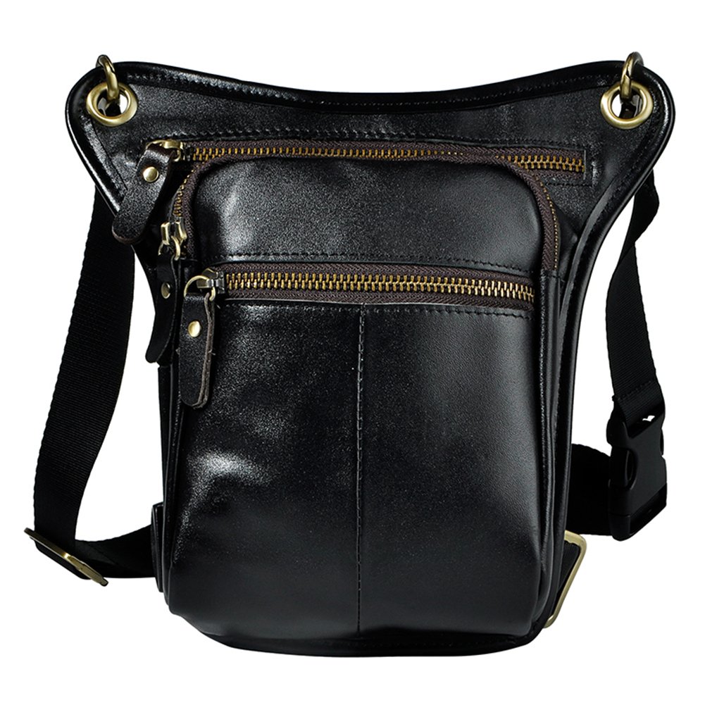 Genda Archer Mini Travel Crossbody Bolsa Holster Bolsa Pierna Bolsa de Cuero