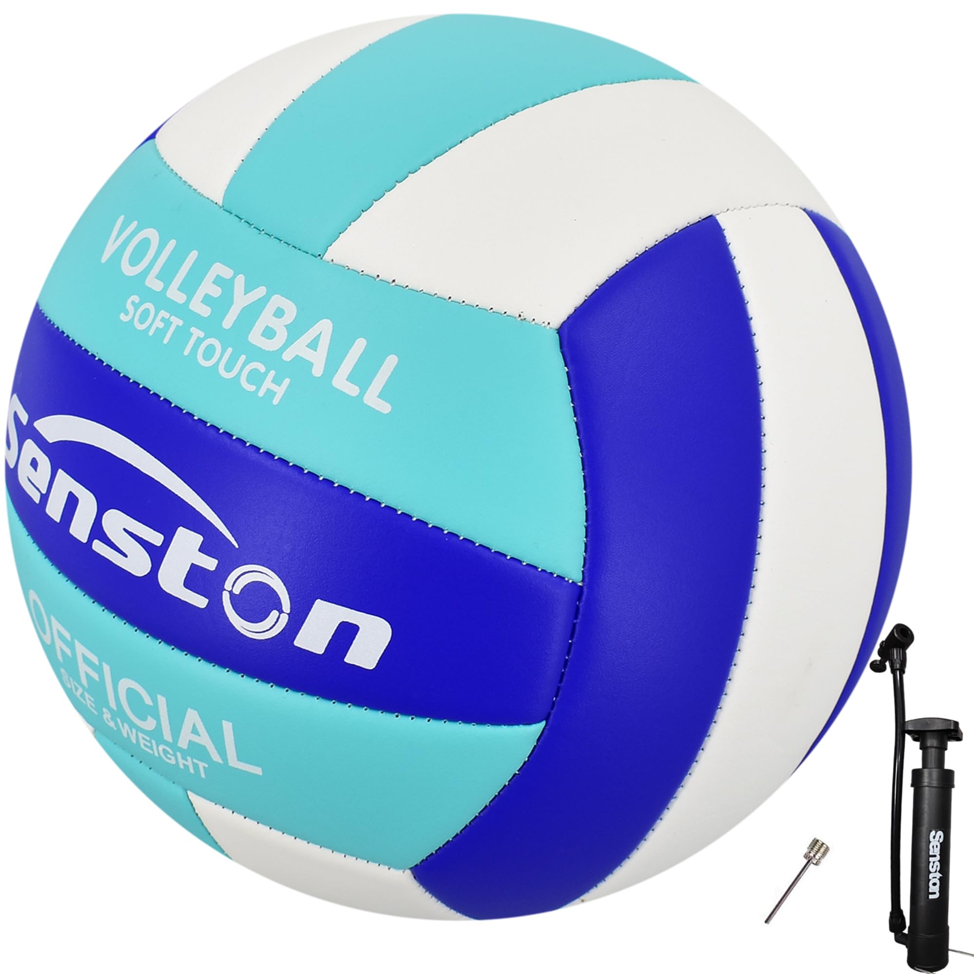 Photo 1 of (USED) (BAGGED) (MISSING PUMP) Senston Volleyball Official Size 5 - Waterproof Indoor/Outdoor Soft Volleyball for Kids Youth Adults,Beach Play, Game,Gym,Training