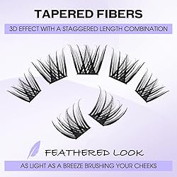 Lash Clusters Individual Lashes C/D Curl Cluster