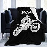 Dirt Bike - Motocross Fleece Blanket Throw Lightweight Blanket Super Soft Cozy Bed Warm Blanket for Living Room/Bedroom All Season (Dirt Bike - Motocross, 50" × 40")