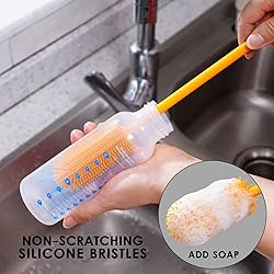 Purtribe Silicone Bottle Brush, Water Bottle