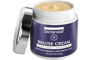 SKINTENSIVE Arnica Bruise Cream for Thin Skin - Moisturizing Arnica Cream, Vitamin K C and E, Skin Renewal, 4 Oz