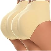 CeesyJuly Womens Shapewear Butt Lifter Padded Control Panties Body Shaper Brief