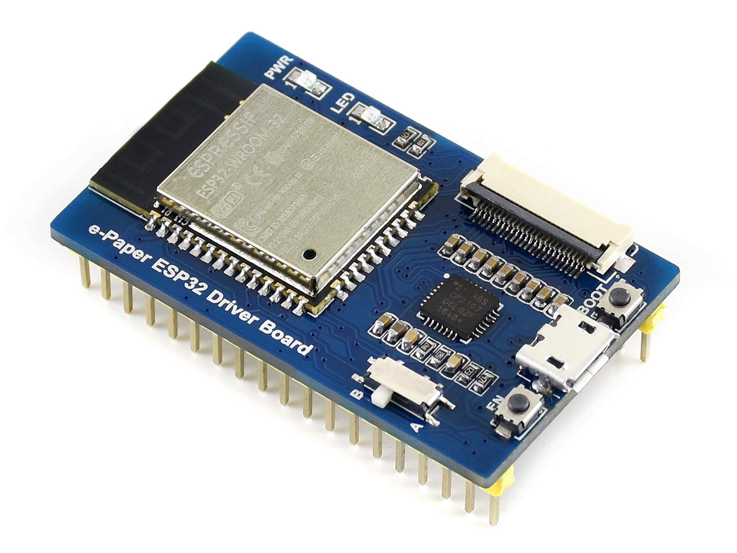 Photo 1 of Universal E-Ink Raw Panel Driver Board Onboard SoC ESP32 WiFi/Bluetooth Wireless Designed for Various Waveshare SPI e-Paper Raw Panels