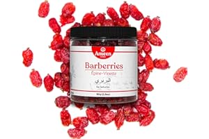 Ameen Foods | Premium Barberries, 80g (2.8 oz) - Tangy, Vibrant And Fresh Berries Perfect for Cooking, Baking, and Middle Eas