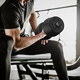 Yaheetech 30KG Adjustable Dumbbells Set 15KGx2 Home Gym Barbell Weights view 2