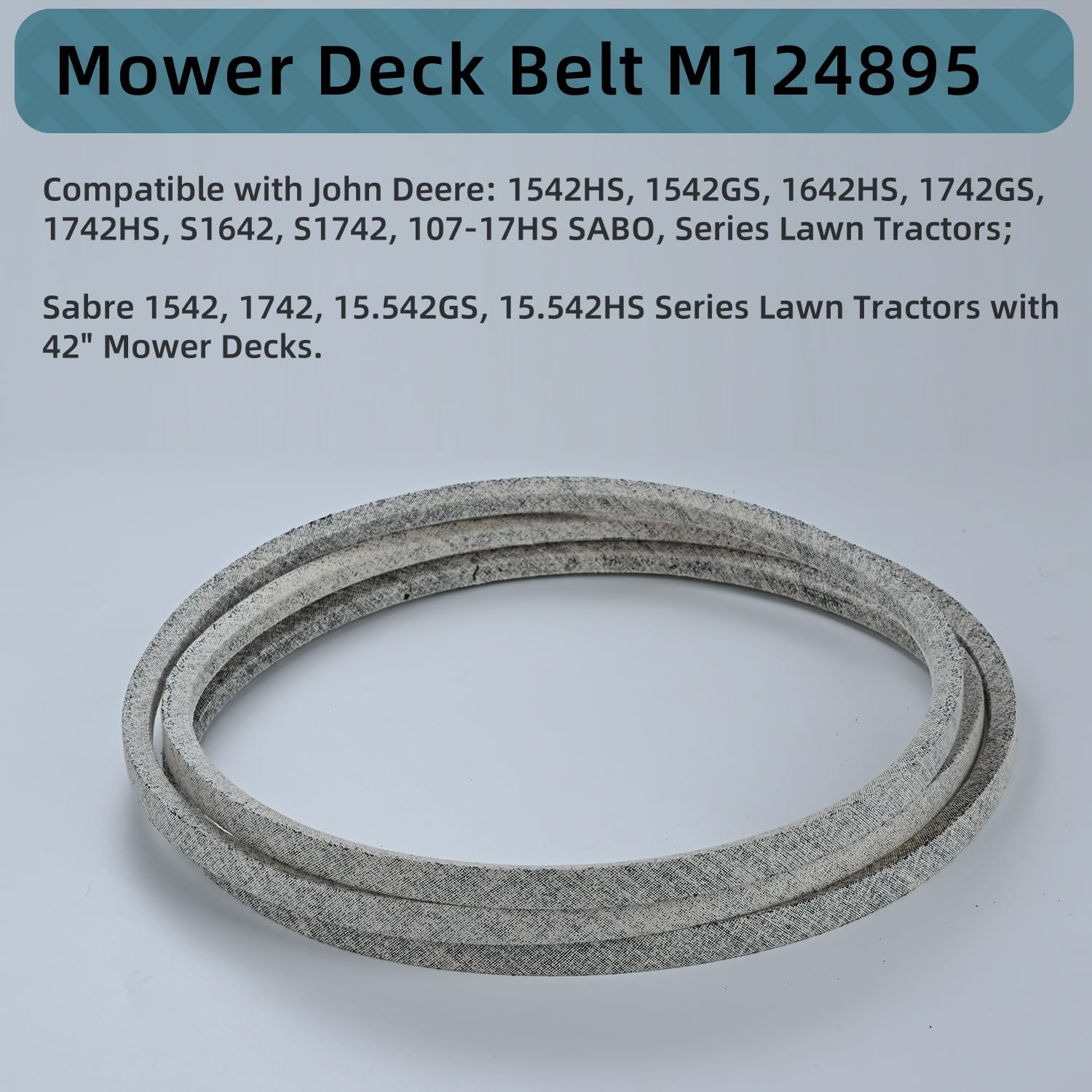 1/2 x 115'' Mower V-Belt Replace for