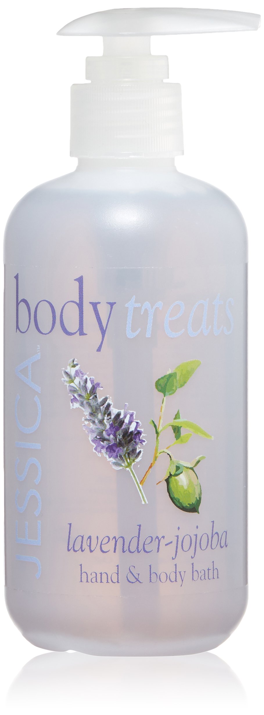 JESSICA Body Treats Hand and Body Bath, Lavender Jojoba, 251 ml
