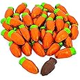Chocolate Carrots for Easter - 1 pound - 38 individually wrapped pieces - Bulk Easter Candy, Egg and Basket Filler