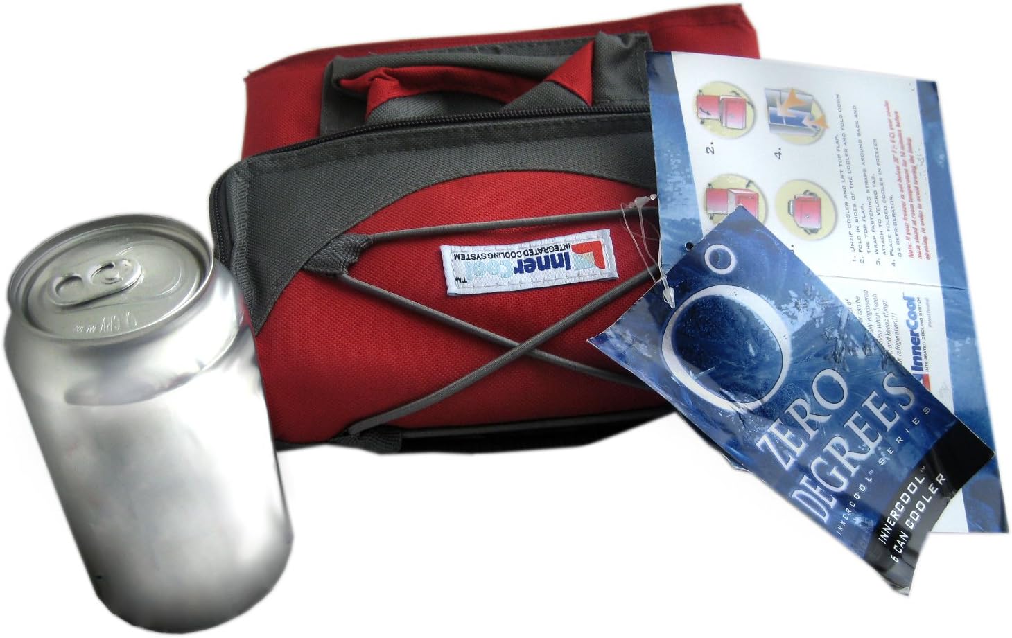 zero degrees lunch tote with inner cool integrated cooling system