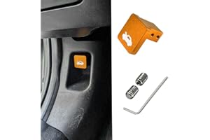 Lyxheth Hood Latch Release Handle Cable Repair Kit, Hood Release Handle Replacement, Heavy Duty Billet Hood Latch Release Cable Repair Kit, Hood Latch Release Pull Handle for Honda Civic CR-V (Gold)