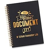 School Counselor Spiral Notebook, School Counselor Gifts for Women, Funny School Counselor Gifts, School Counselor Life Gag Office Supplies Appreciation Thank You Gifts Spiral Notebooks WA10