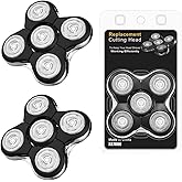 Pro Blades Shaver Replacement Head Compatible with Remington Balder Head Shaver Model XR7000,Stainless Steel Replacement Blades Precision Electric Shaving for Bald Men(2 pack)