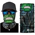 Skull Face Sun Mask Half,Bandanas,Neck Gaiter, Headwear, Headband for Fishing, Hunting,Yard Work