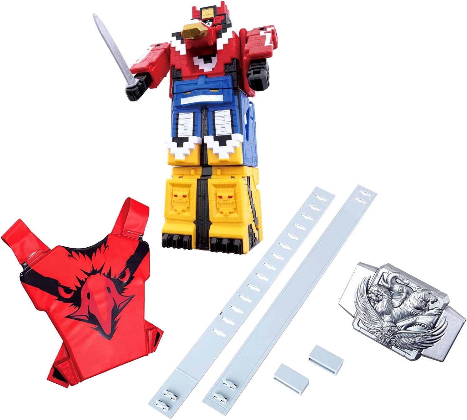 Amazon 動物戦隊ジュウオウジャー ジュウオウキューブ123 動物合体 Dxジュウオウキング ジュウオウジャーなりきりセット ジュウオウ イーグル ジュウオウゴリラ 2点セット おもちゃ おもちゃ