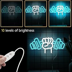 Neonawall Dumbbell Neon Sign For Home