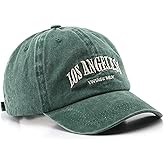 Los Angeless Hat Distressed Vintage Embroidered Baseball Cap for Men and Women