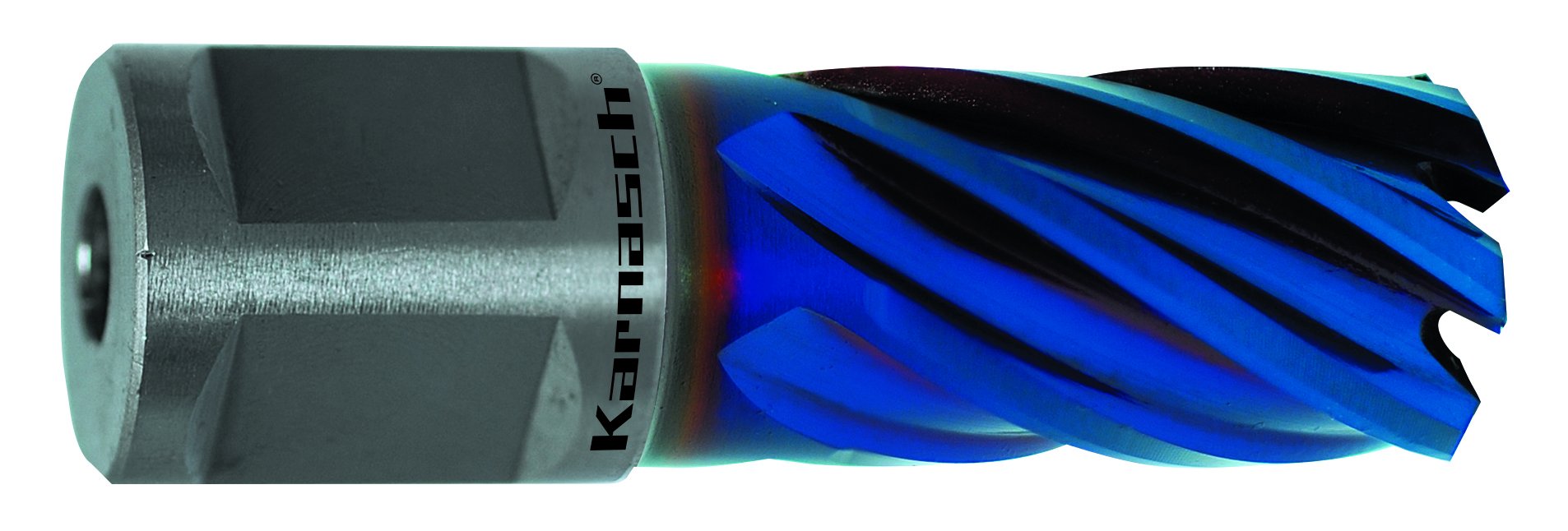 Karnasch 201312012 12mm Blue-Line 30mm long Annular Cutter / Core Drill (Quick-In Shank)