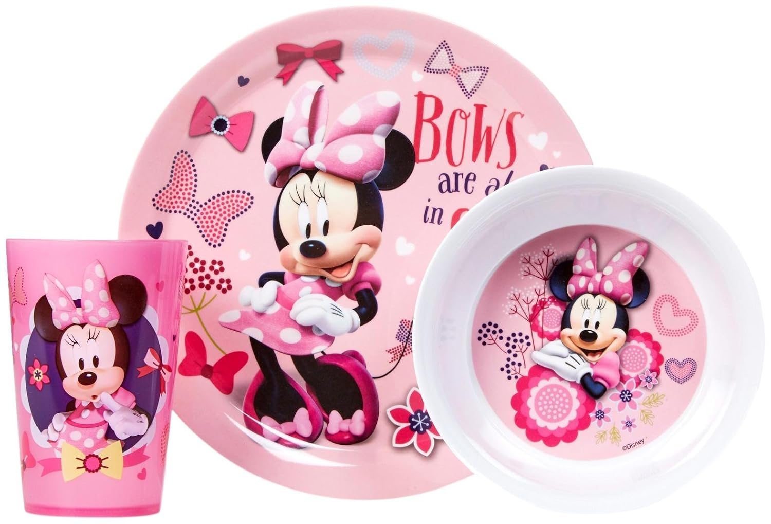 Zak! Designs Dinnerware Set with Plate, Bowl and Cup and