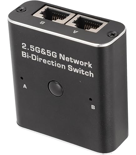 Compact Ethernet Box CablesOnline 2-Way RJ45 Ethernet Switch Box ...