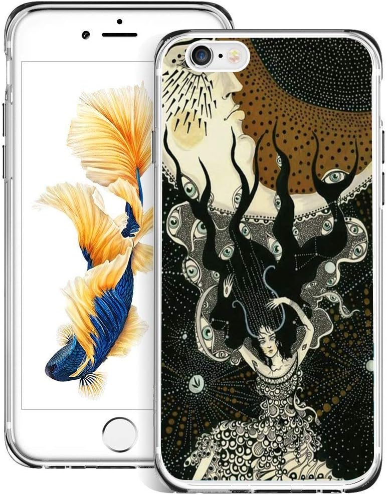 DeweiDirect Witchy Eyes iPhone 6 Plus Case iPhone 6S Plus Case Transparent and Clear Frame, Soft Edge and UV Printing Slim Case 1X